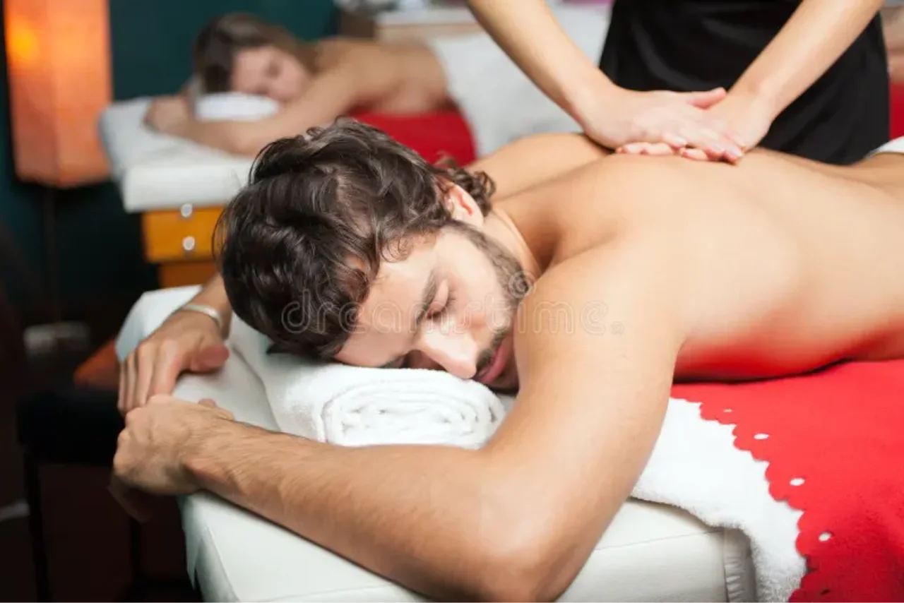 Relaxing Swedish massage to improve blood circulation and release tension